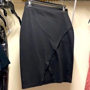 Popular Basics black pencil skirt
